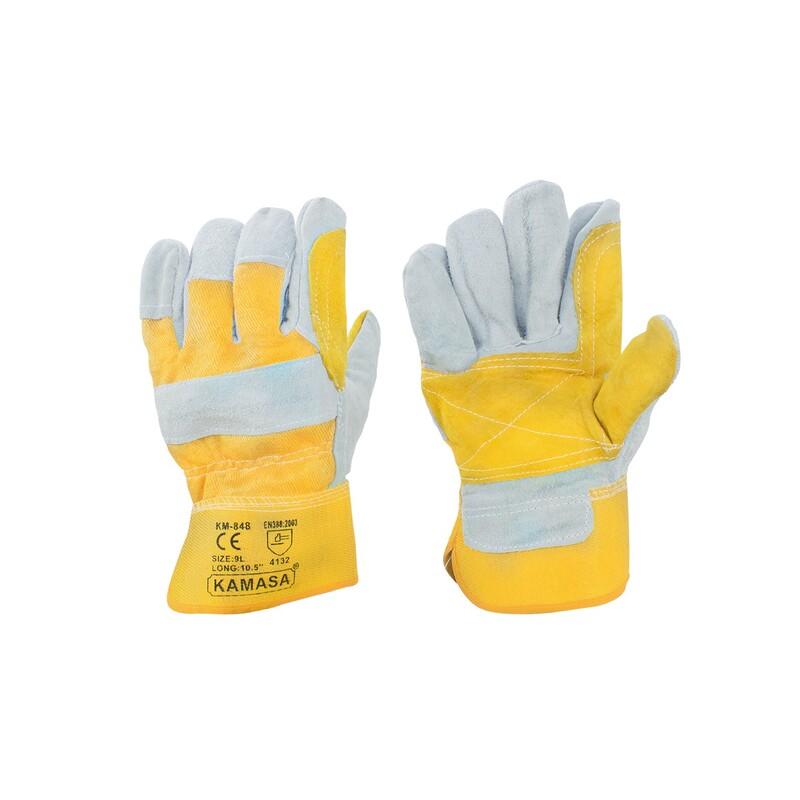 GUANTES DE CUERO BADANA 10.5" KAMASA