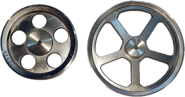 POLEA DE ALUMINIO 12X2B